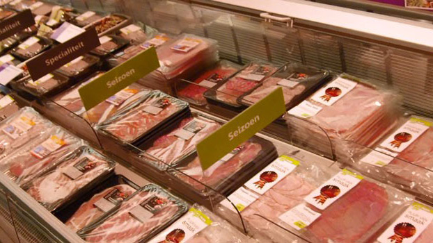 Philips förbättrar utseendet på skivat kött med stormarknadsbelysning  
