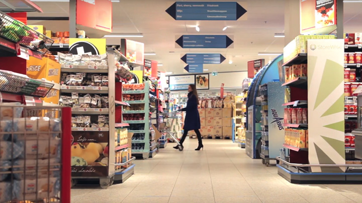 Smart belysning för supermarket – Energieffektiva armaturer med centrala styrenheter och appar
