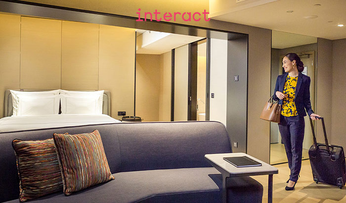 Stämningshöjande Interact Hospitality-ljussättningar i hotellrum
