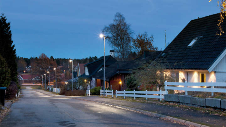 LED-armaturer i Västerås.