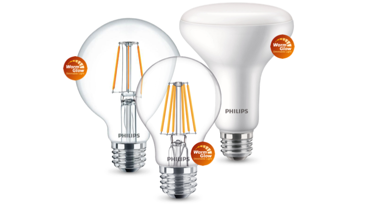 Philips WarmGlow LED-lampor produktfamilj 