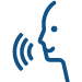 ikon för hands-free-hjälp