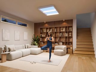 Philips Skylight förvandlar omedelbart ditt hemmakontor med en upplevelse av naturligt dagsljus 