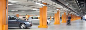 Trygga besökare i  Globens parkeringsgarage